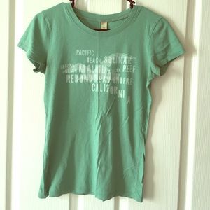 Teal Hollister Tee